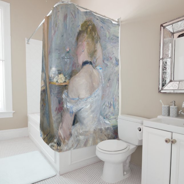Rideaux De Douche Berthe Morisot - Femme à sa Toilette (En situation)