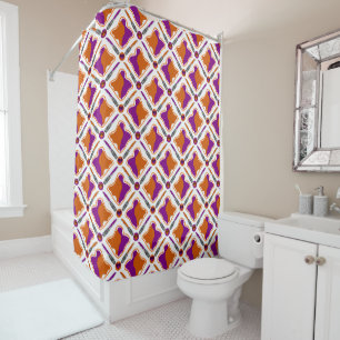 Rideaux De Douche Beurre d'arachide et gelée de raisin Motif sans co