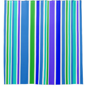 Rideaux De Douche BG Stripes Motif couleur IV + votre dos et votre i