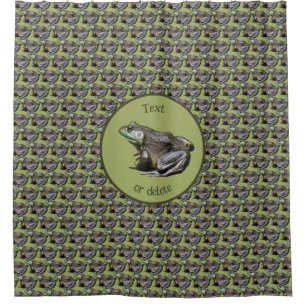 Rideaux De Douche Big Old Bullfrog Nature Personnalisée