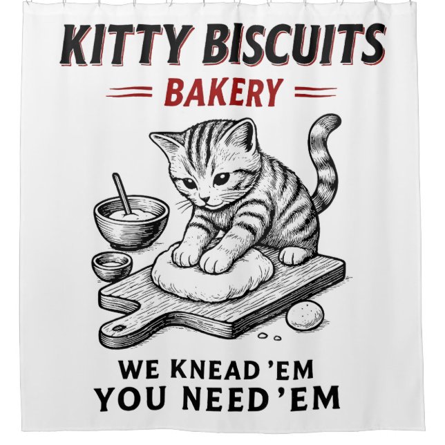 Rideaux De Douche Biscuits Kitty Boulangerie (Devant)