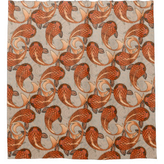Rideaux De Douche bisque de poisson paisley