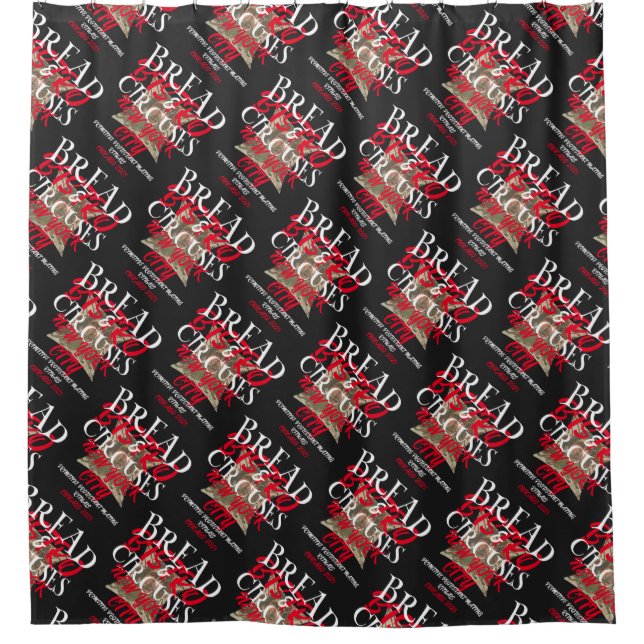 RIDEAUX DE DOUCHE BISTRO PAIN ET CIRCUES NEW YORK (Devant)