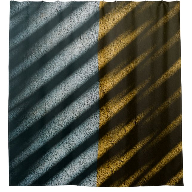 Rideaux De Douche Black and brown striped textile (Devant)