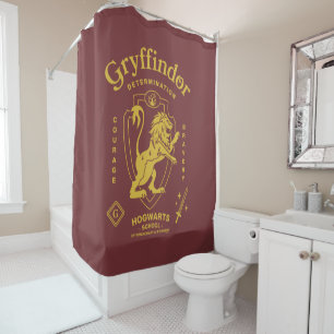 Rideaux De Douche Blason de GRYFFONDOR™ Détermination Courage Bravou