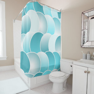 Rideaux De Douche Bleu
