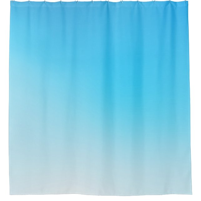 Rideaux De Douche Bleu clair (Devant)