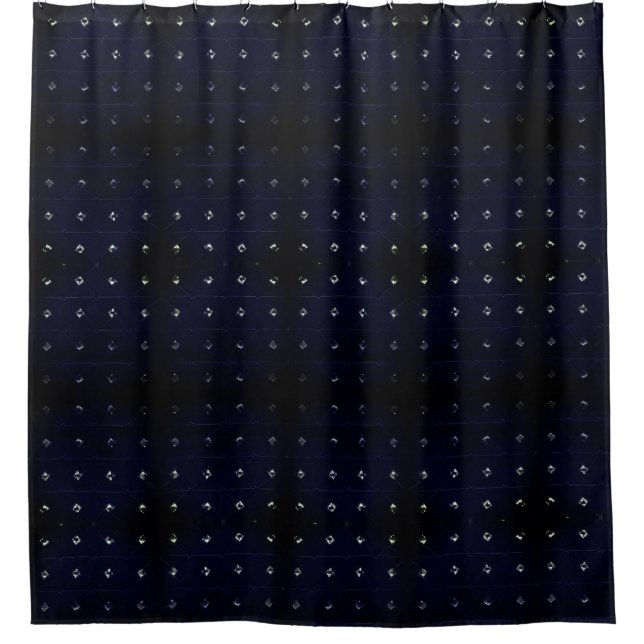 Rideaux De Douche Bleu diamant (Devant)