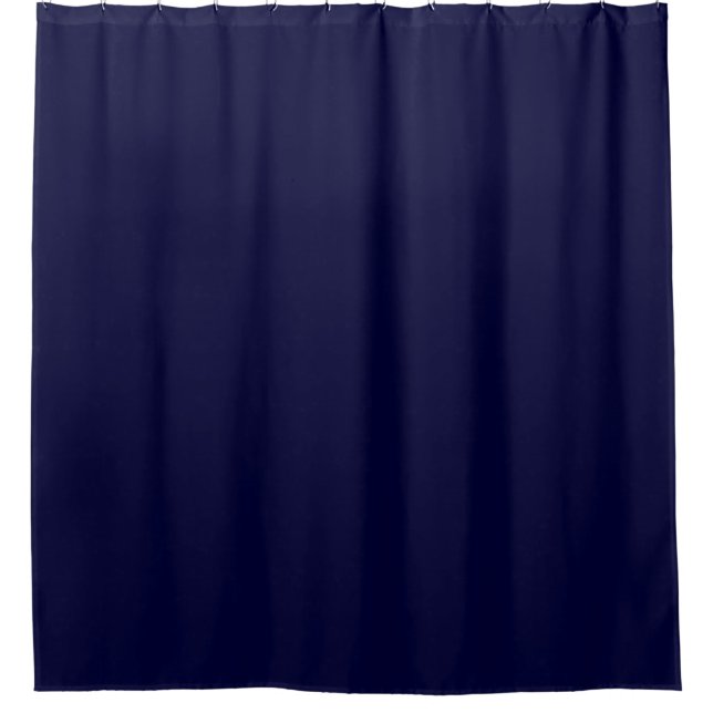 Rideaux De Douche Bleu marine uni (Devant)