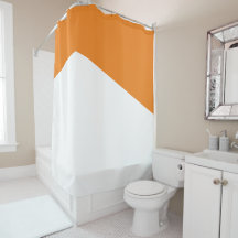 Bloc de couleur géométrique orange vif moderne bla