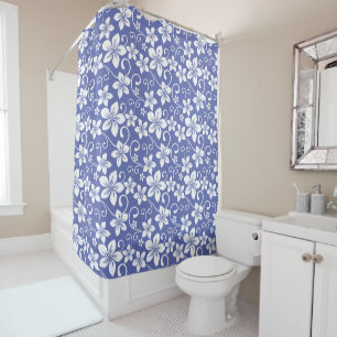 RIDEAUX DE DOUCHE BLUE HAWAII (PERIWINKLE)