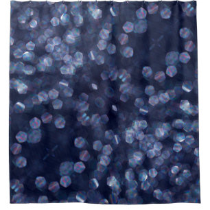 Rideaux De Douche Blue Sparkle