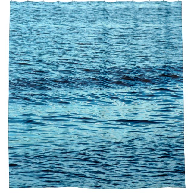 Rideaux De Douche Blue water wave abstract backgroundabstract, aqua, (Devant)