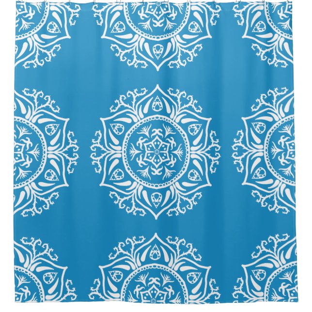 Rideaux De Douche Bluebird Mandala (Devant)