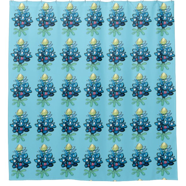 Rideaux De Douche Bluebonnets (Devant)