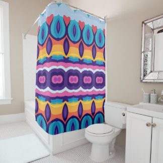 Rideaux De Douche Boho coloré 34