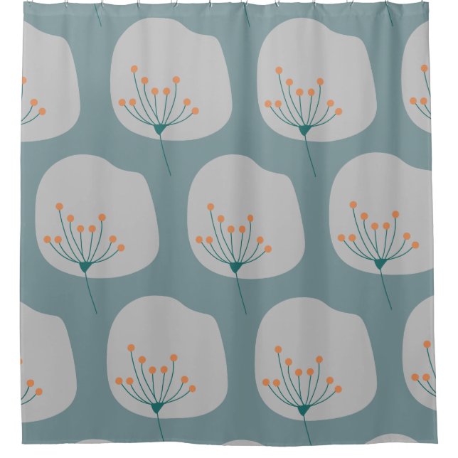 Rideaux De Douche Boho moderne Abstrait (Devant)