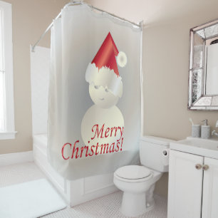 Rideaux De Douche Bonhomme de neige de Noël