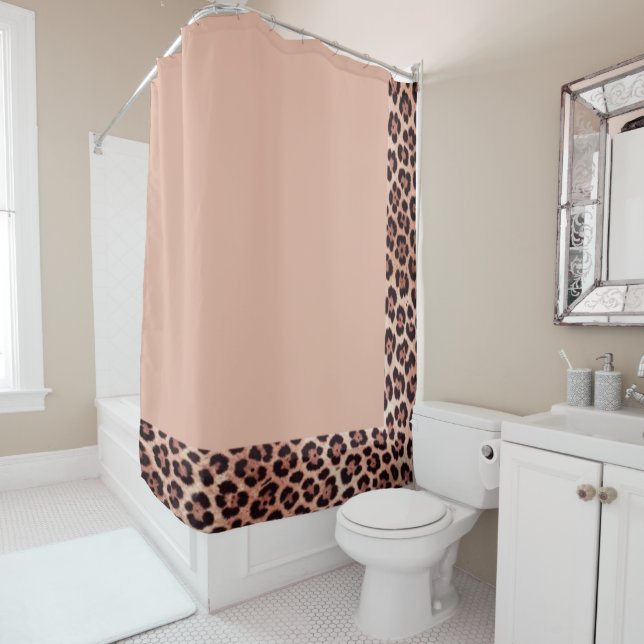 Rideaux De Douche Bord de rose sauvage (En situation)
