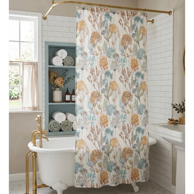 Rideaux De Douche Botanique Fleur Sauvage (Créateur téléchargé)