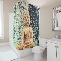Bouddha assis de la Terre Élégant Zen Illumination