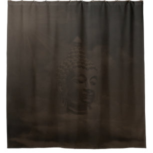 Rideaux De Douche bouddha brun foncé