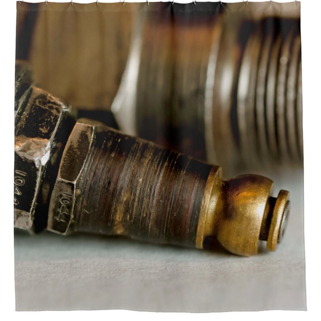 Rideaux De Douche Bougie de l'allumage 1044 (Devant)