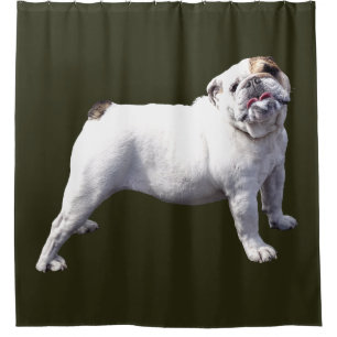 Rideaux De Douche Bouledogue Fier