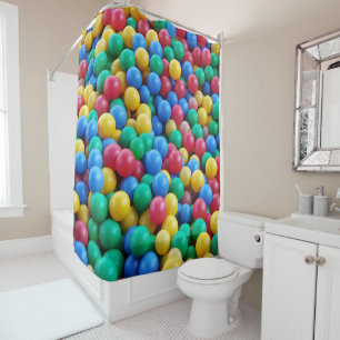 Rideaux De Douche Boules à billes colorées Jouer