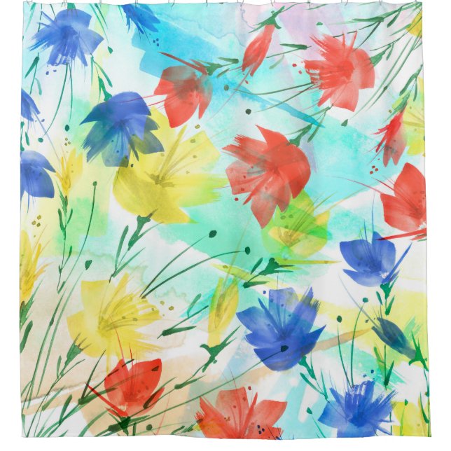 Rideaux De Douche Bouquet de la mode orchidée (Devant)