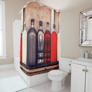 Rideaux De Douche Bouteilles