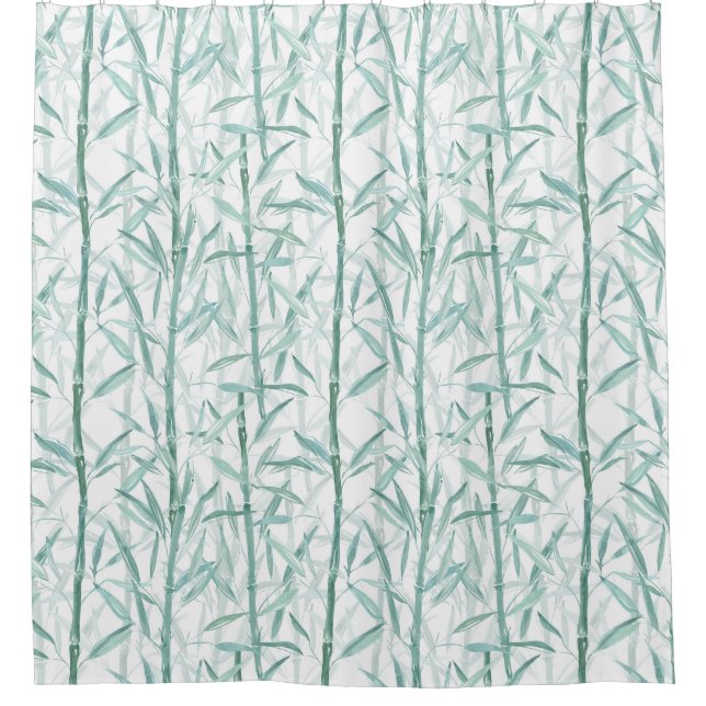 Rideaux De Douche Branches de bambou. (Devant)