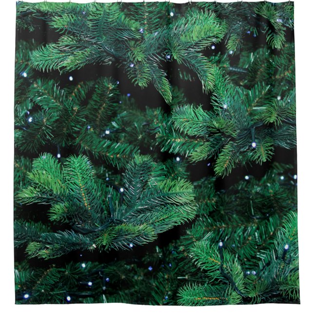 Rideaux De Douche Brindilles de Noël (Devant)