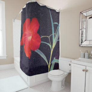Rideaux De Douche Brise rouge rustique