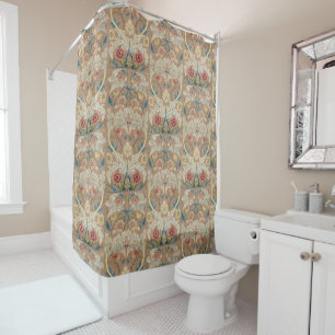 Rideaux De Douche Broderie florale Vintage William Morris en 1875