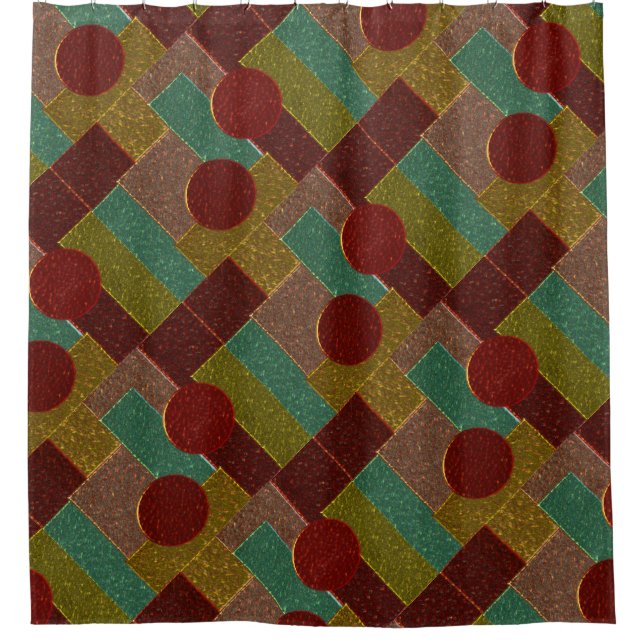 Rideaux De Douche bronze texture métallique (Devant)