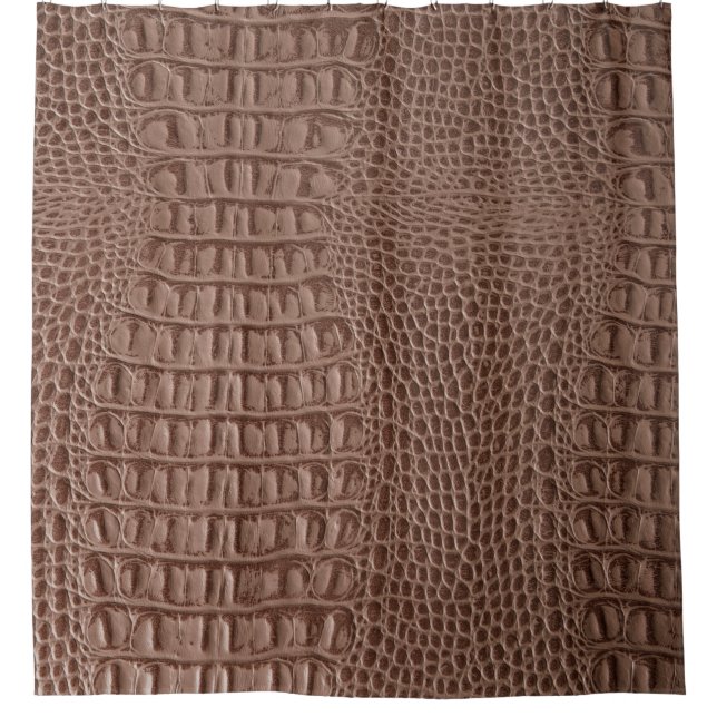 Rideaux De Douche Brown leather texture background close up macroski (Devant)