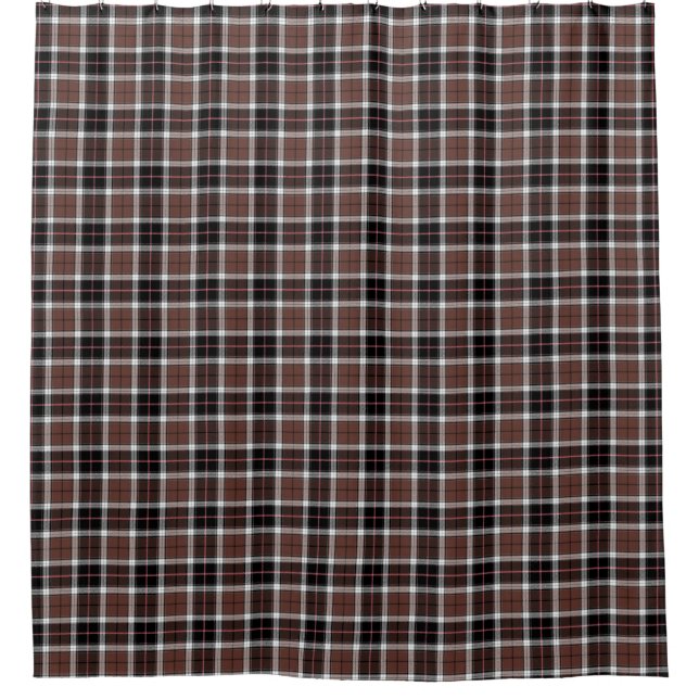 Rideaux De Douche Brown Plaid (Devant)