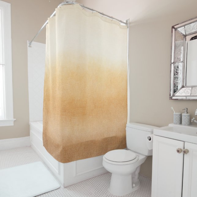 Rideaux De Douche Brume Ambre (En situation)
