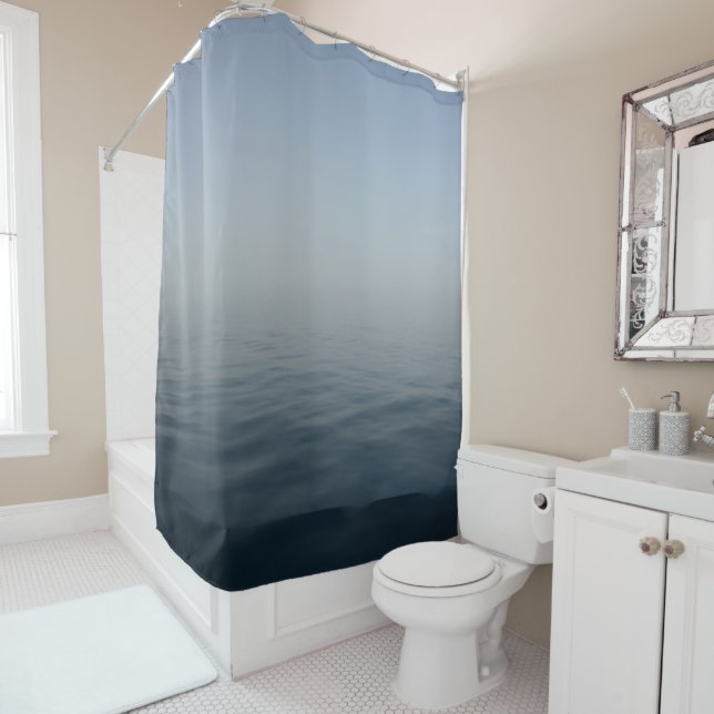 Rideaux De Douche Brumeux Matin Capri Ocean Bliss 1 (En situation)