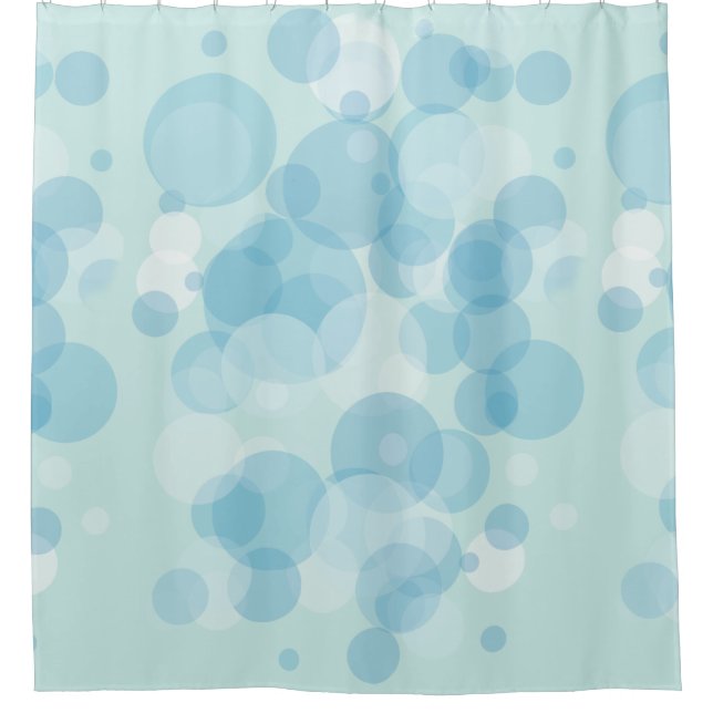 Rideaux De Douche Bulles bleues (Devant)