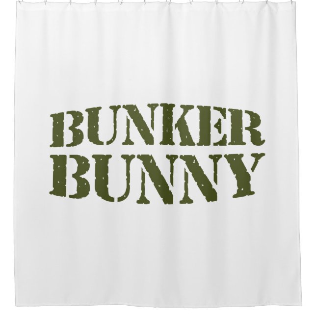 RIDEAUX DE DOUCHE BUNKER BUNNY (Devant)