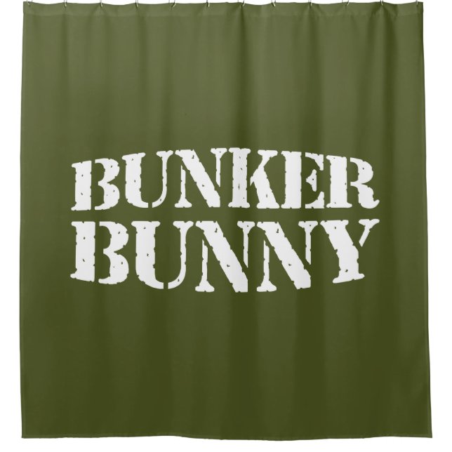 RIDEAUX DE DOUCHE BUNKER BUNNY (Devant)