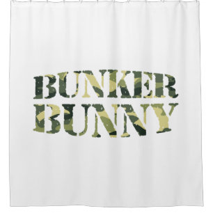 RIDEAUX DE DOUCHE BUNKER BUNNY CAMO / CAMOUFLAGE