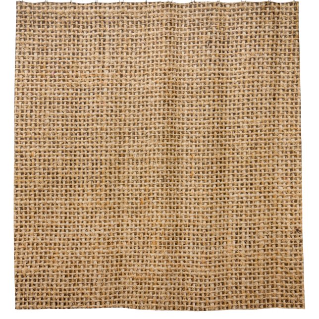 Rideaux De Douche Burlap texture, arrière - plan transparent (Devant)