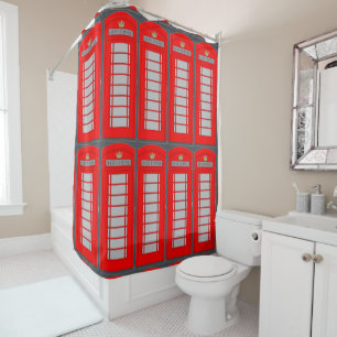 Rideaux De Douche Cabine téléphonique
