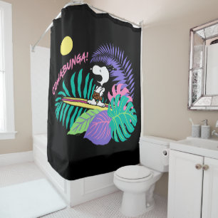 Rideaux De Douche cacahuètes Cowabunga Snoopy
