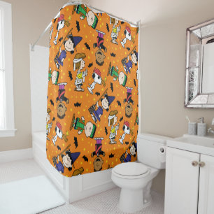 Rideaux De Douche cacahuètes Happy Halloween Motif