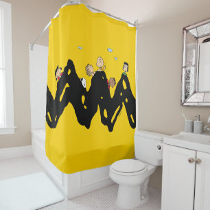Rideaux De Douche cacahuètes   La Bande sur le Zig Zag