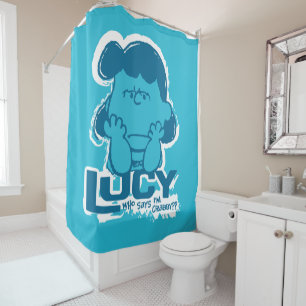 Rideaux De Douche cacahuètes Lucy Who Says I'm Crabby? ?